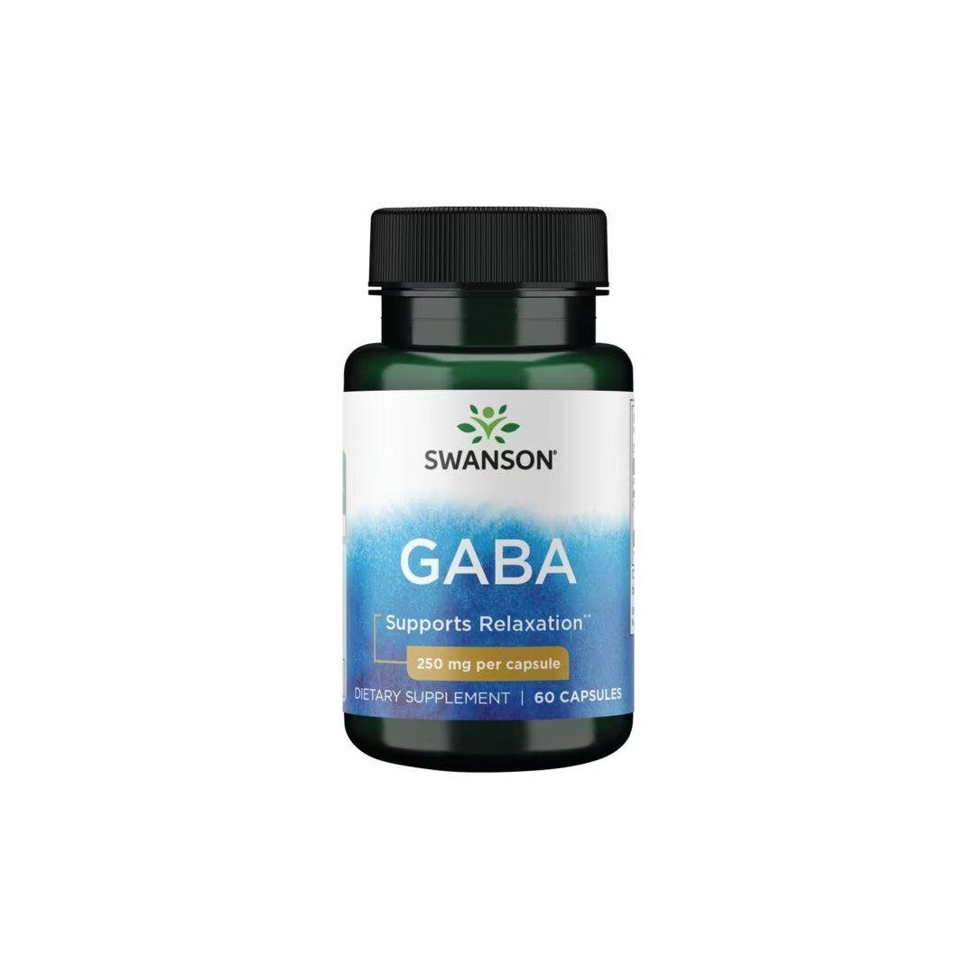 GABA 250 mg 60 Kapseln Swanson Health Products